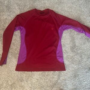 Fjallraven Red Longsleeve Tee Womens Size Large